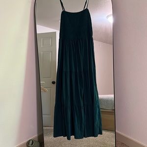 Emerald A-line Summer Dress